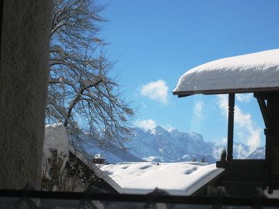 die Aussicht vom Ferienwohnung