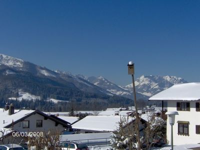 Aussicht vom Balkon