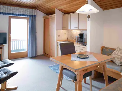 Wohnbereich im Appartement Weitblick