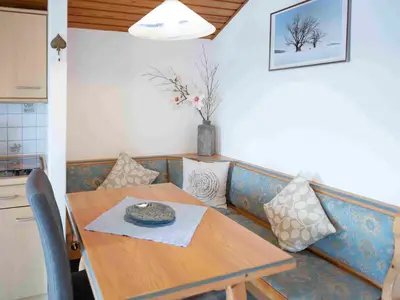 Essecke im Appartement Weitblick