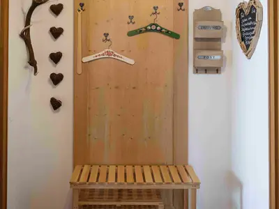 Eingangsbereich im Appartement Bergblick