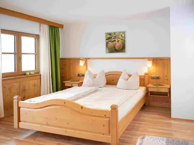 Schlafzimmer im Appartement Apfelbaum