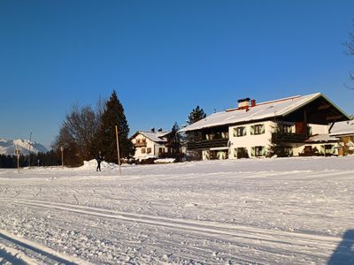 Durch den Garten in die Loipe