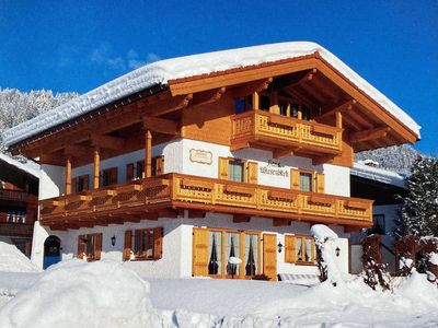 Haus Wiesenblick im Winter