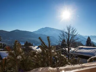 das ist der Ausblick von der Wohnung Unterberg