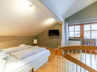 Schlafzimmer mit Balkon