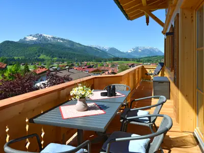 Balkon in der Morgensonne