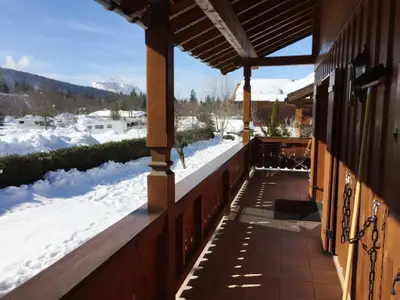 Der herrliche Ausblick vom Balkon