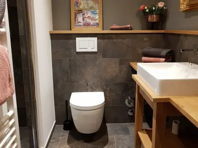 Bad in der Ferienwohnung Kaiserkrone