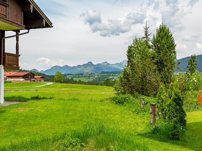 Schöner Ausblick vom Haus