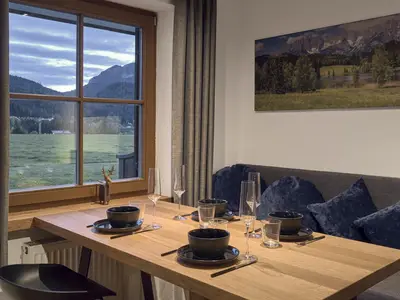 activechalets six.nine.eight alpstyle Eßbereich