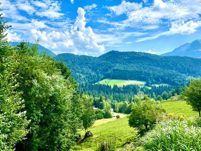 Ausblick Balkon