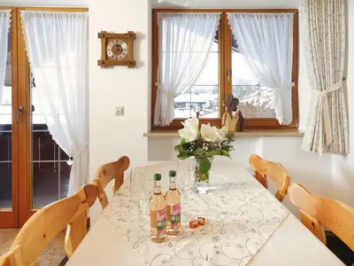 Essbereich im Giebelstadl