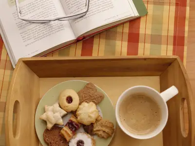 Kaffeezeit im Alpenkammerl. Was für ein Genuss !!