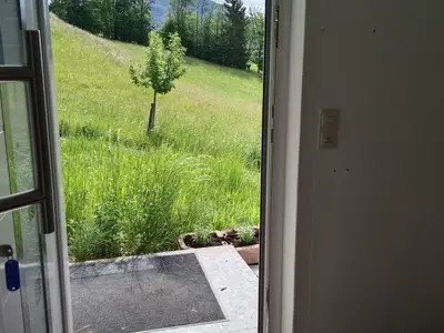 Ausblick Eingangstür