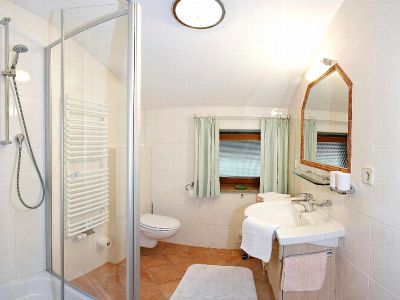 Badezimmer der Ferienwohnung im Haus Neumaier