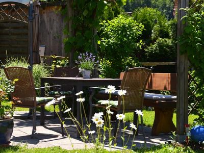 Terrasse im Sommer