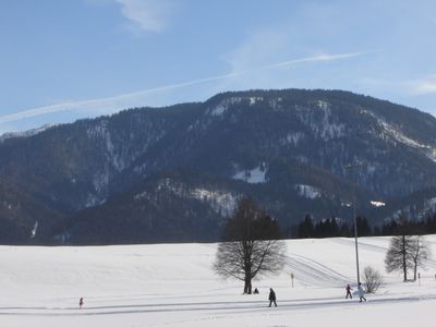 Ein Langlaufparadies (Einstieg in der Nähe unseres Hauses)