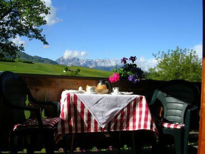 Frühstückstisch im Stoibhof