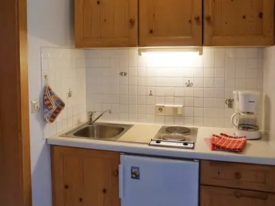 Küche in der Ferienwohnung Kaiser