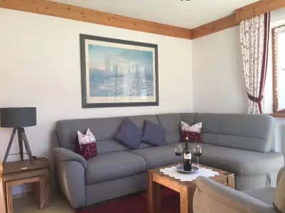 Wohnzimmer Fewo Enzian