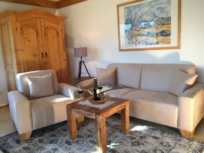 Fewo Bergveilchen Wohnbereich