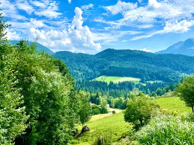 Ausblick Balkon