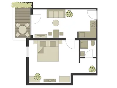 Unterberghorn - Grundriss zur Information
