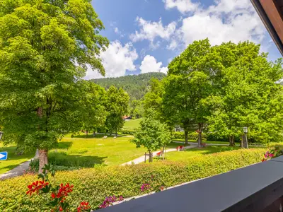 Kurpark Blick vom Balkon