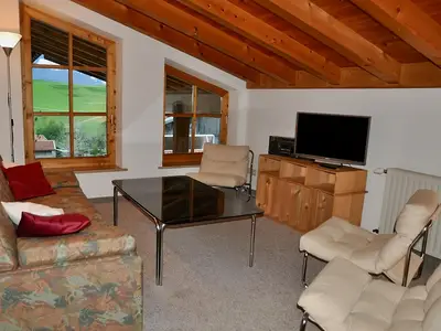 FeWo 2 'Dachstudio' Wohnbereich