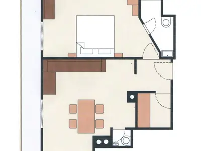 Grundriss Ferienwohnung (2) Veronika