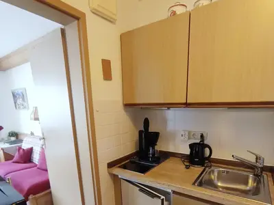Küche in der Ferienwohnung Fellhorn