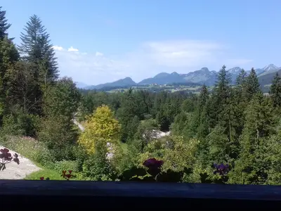 Blick vom Balkon