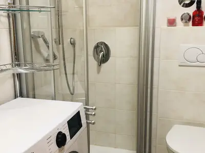 Bad mit Waschmaschine