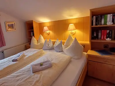 Schlafzimmer Ferienwohnung Gipfelruhe