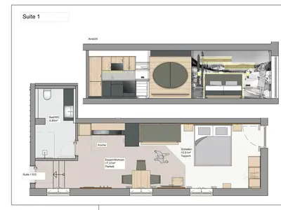 Grundriss Suite Manggei