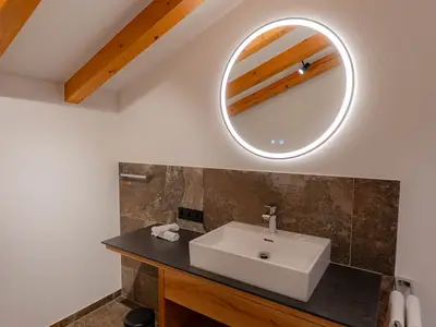 Badezimmer Ansicht Waschtisch