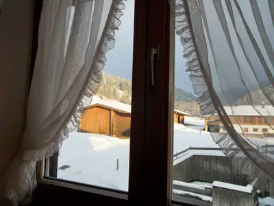 Blick aus dem Schlafzimmerfenster