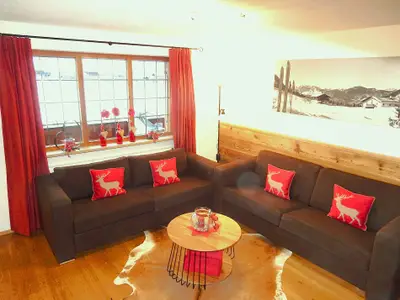 Ferienwohnung "Klausenberg": bezaubernder Wohnraum mit zwei kuscheligen Wohlfühl-Sofa´s...