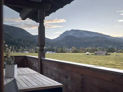 activechalets six.nine.eight alpstyle plus Ausblick vom Balkon