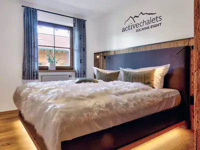 activechalets six.nine.eight alpstyle plus Schlafzimmer