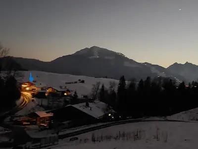 Vom Weg zur Alm - der einmalige Blick