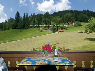 Aussicht vom Balkon Unterberg