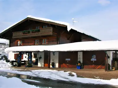 Ankommen im "Gästehaus Schönfeld" im Winter...