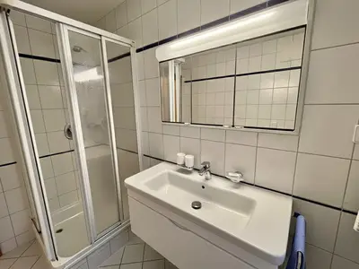 Badezimmer Boutique Ferienwohnung „Enzian“ im Haus am Wiesbach
