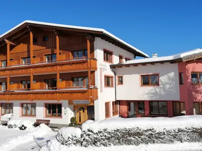 Pension Alpina im Winter
