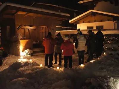 hausinterne Fackelwanderung