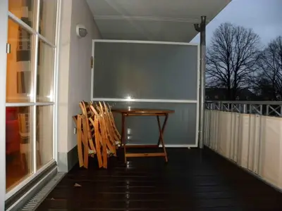 Überdachter Balkon