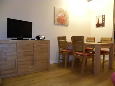 Essbereich im Wohnzimmer