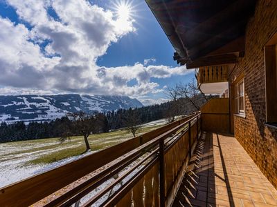 Blick vom großen Balkon